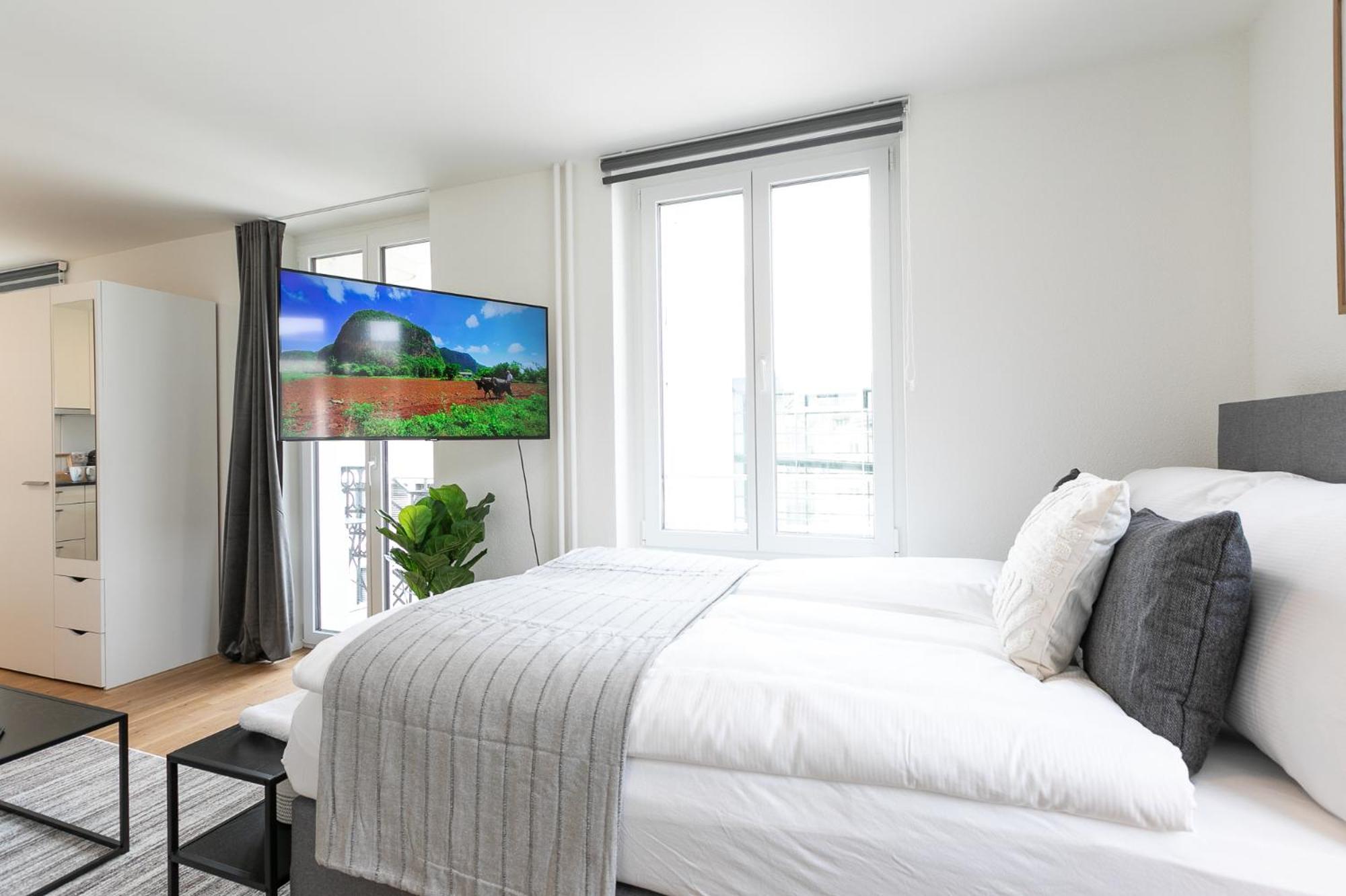 Inn Joy Apartments - Roter Platz سانت غالن المظهر الخارجي الصورة