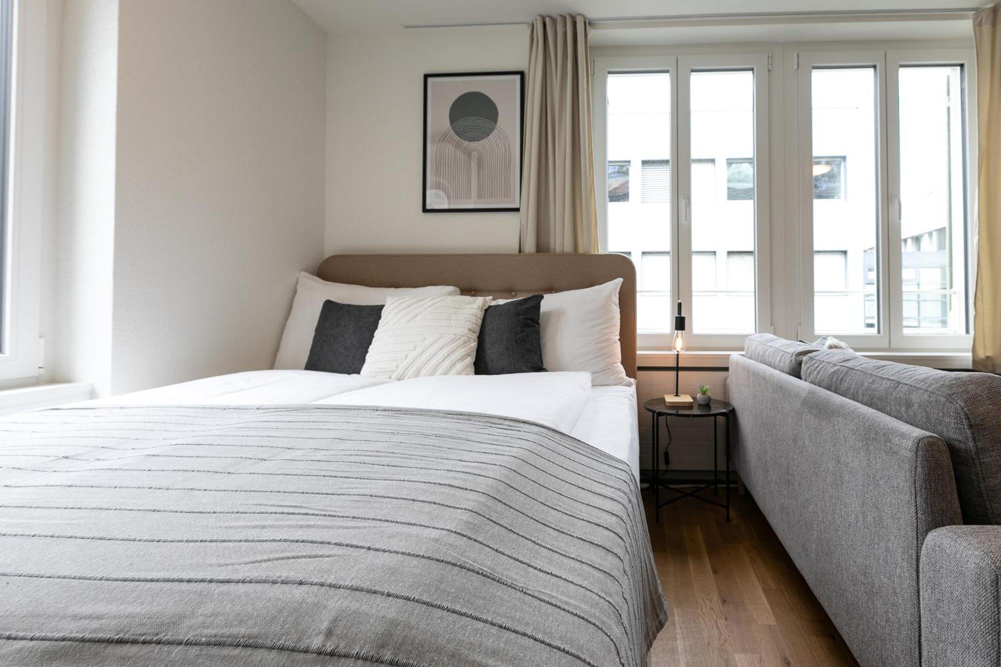 Inn Joy Apartments - Roter Platz سانت غالن المظهر الخارجي الصورة